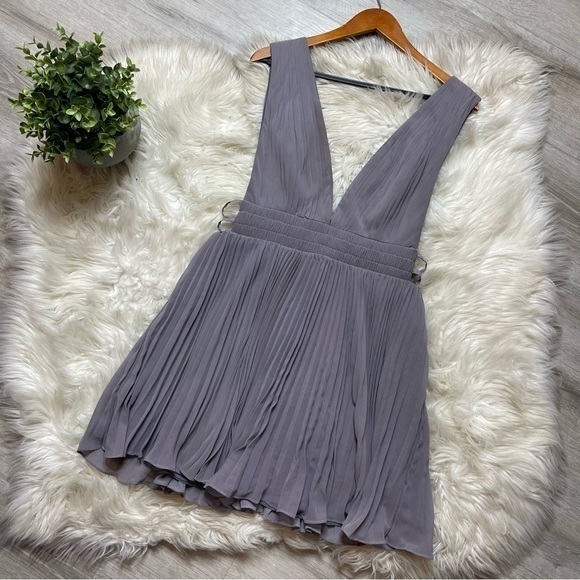 Free People Fame and Partners Briella Dress in Lavender - Picture 3 of 12